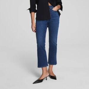 NWT Spanx Lycra Fit Sense Kick Flare Jean Size 20 Bennet Wash Stretch Casual